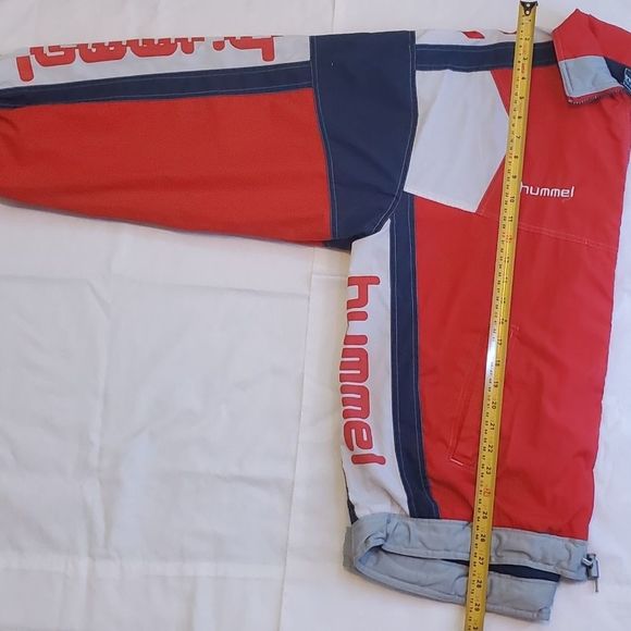 Hummel Sport Jacket Vintage Windbreaker XL - Picture 4 of 6